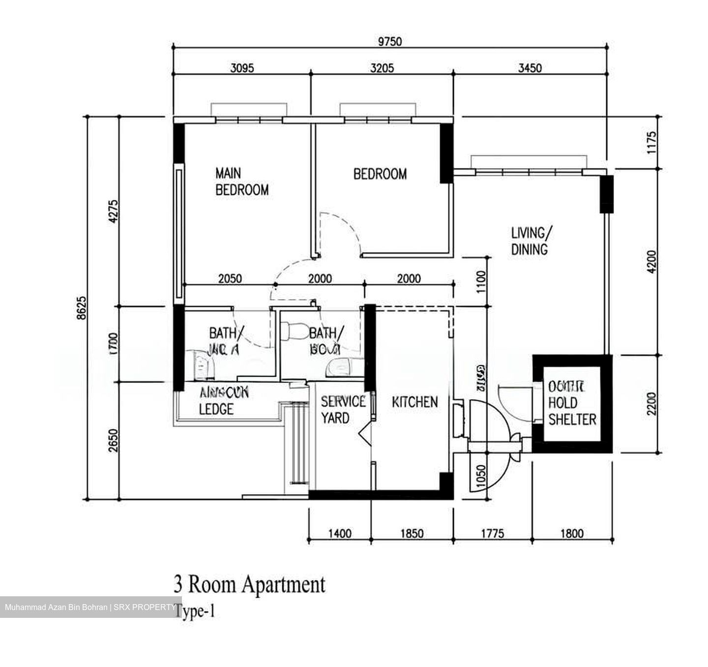 Blk 129B Eastcrown @ Canberra (Sembawang), HDB 3 Rooms #602594721
